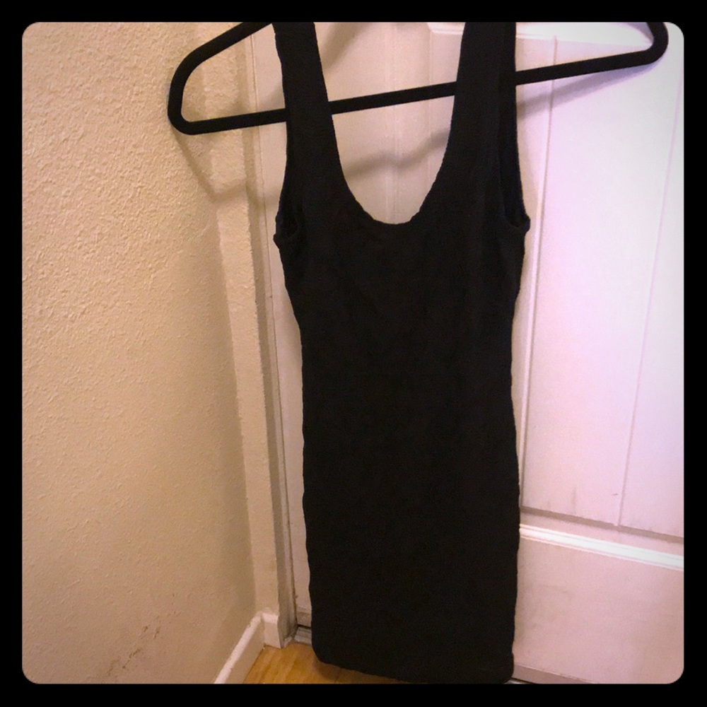 Black bodycon dress